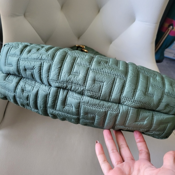 Balmain Pillow Monogram Quilted Nylon Hobo Bag NWT - Picture 6 of 14